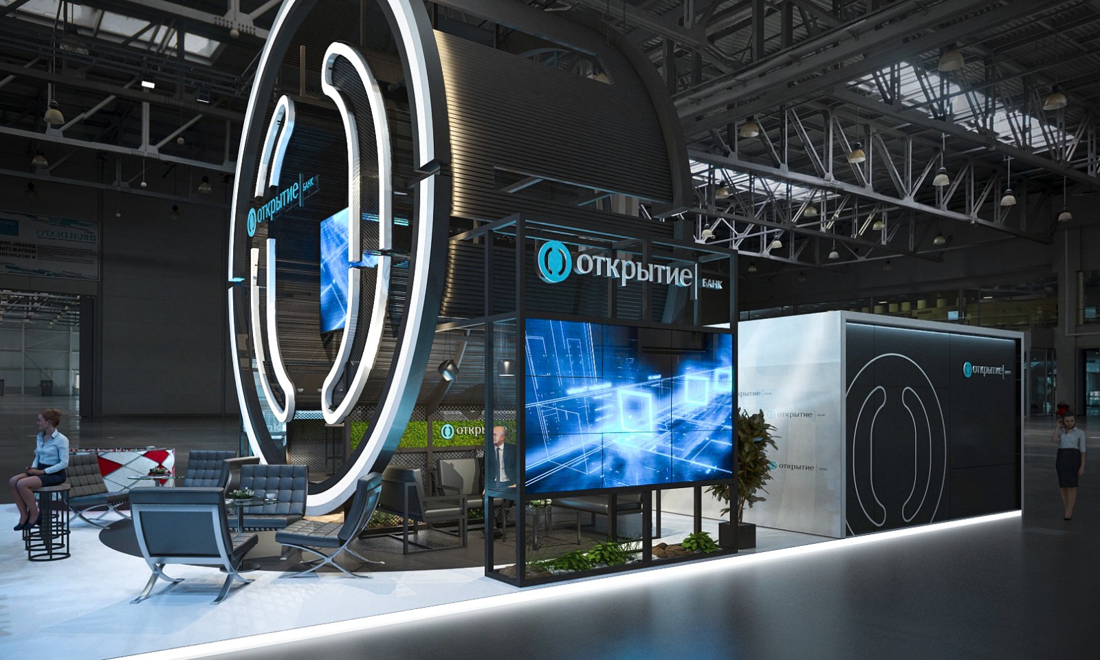 OTKPbITNE展臺搭建設(shè)計(jì)