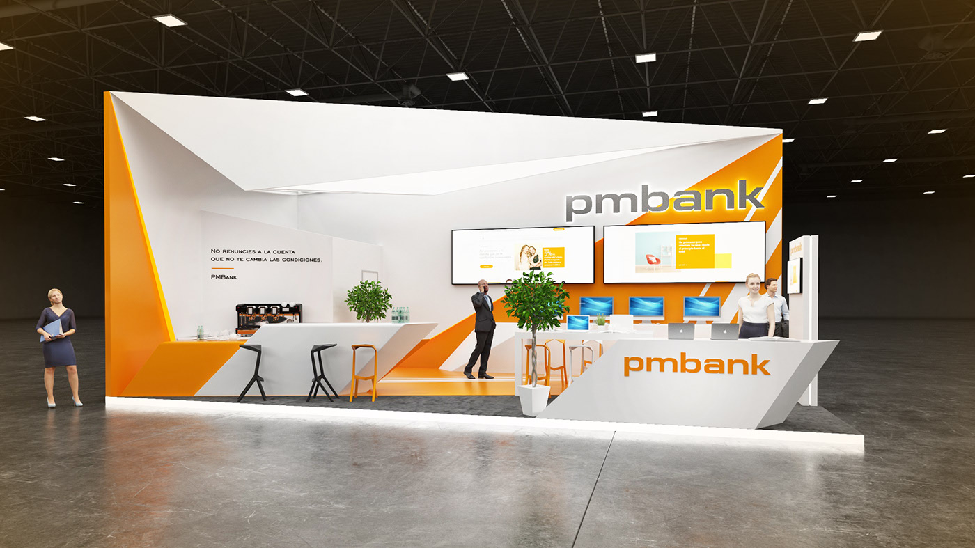 兩面開口展臺設(shè)計(jì)