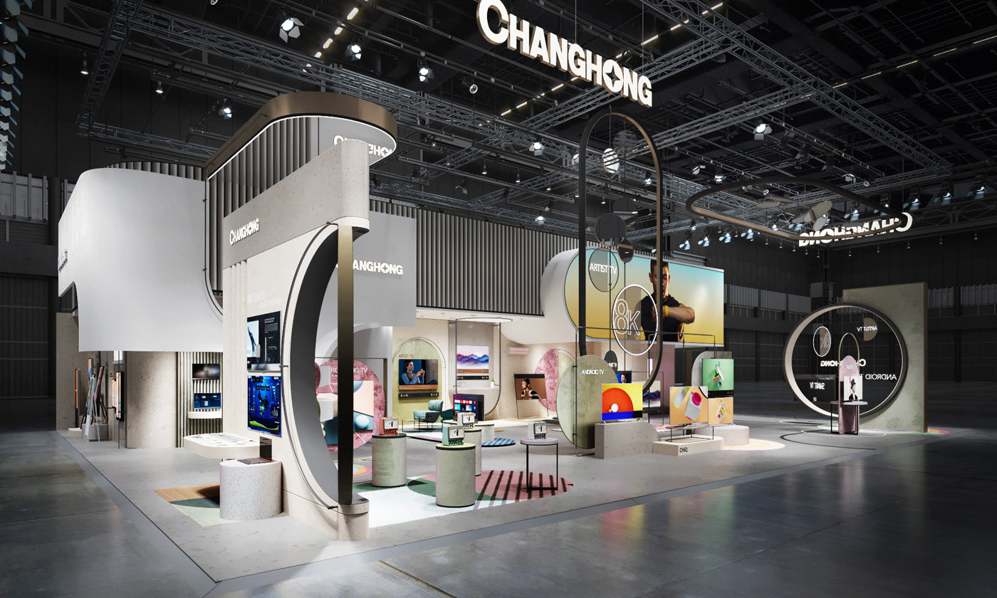 ChangHong電器展臺設(shè)計(jì)