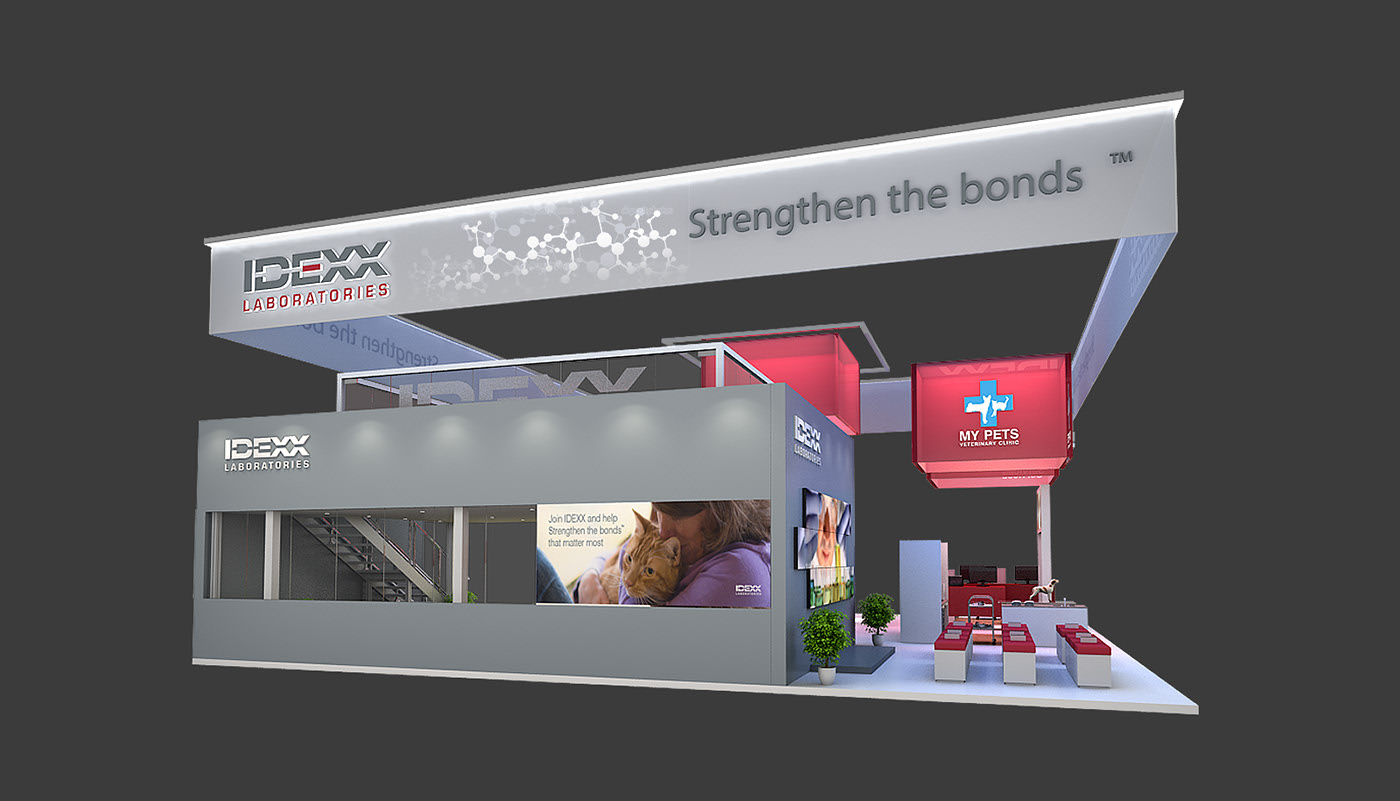 IDEXX展臺設(shè)計(jì)